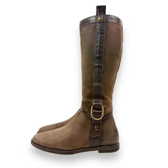 Cole Haan | Shoes | Cole Haan Brown Riding Leather Boots 75  display picture 1